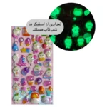 برچسب مدل برجسته سه بعدی طرح فانتزی کد 01 - تصویر 4