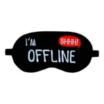 چشم بند خواب مدل کمپرس دار طرح offline