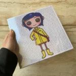 بازی آموزشی مدل ساخت تابلو نقاشی الماسی طرح قاب کورالین - تصویر 4