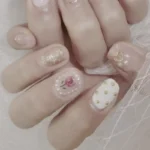 نگین صورت مدل چسبی مروارید و نگین کد k12 بسته ۸۰ عددی - تصویر 5