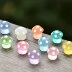 مجسمه مدل شب تاب طرح قارچ بسته ۷ عددی - تصویر 7