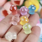 مجسمه مدل شب تاب طرح قارچ بسته ۷ عددی - تصویر 8