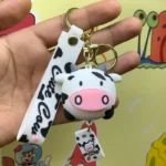 جاکلیدی مدل سیلیکونی طرح گاو بانمک - تصویر 3
