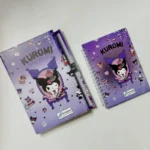 دفتر خاطرات 30 برگ سنجاقک مدل قفل دار طرح کرومی و ملودی کد 01 - تصویر 4