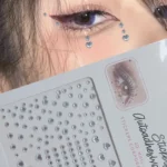 نگین صورت مدل چسبی قلب و نگین بسته 150 عددی - تصویر 3